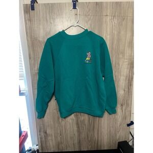 Vintage Tom & Jerry Turner Entertainment Co Embroidered Crewneck Sweatshirt Sz L